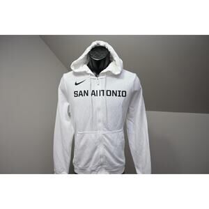 Nike Hoodie Jacket Performance White San Antonio Sweatshirt Womens Size XL